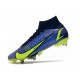 Nike Mercurial Superfly 8 Elite SG Pro Zafiro Volt Azul Vacío