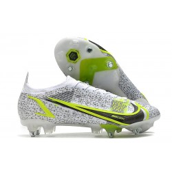 Nike Mercurial Vapor XIV Elite SG Pro AC Blanco Negro Metálico Plateado