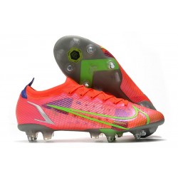 Nike Mercurial Vapor XIV Elite SG Pro AC Carmesi Plateado Metalizado