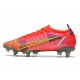 Nike Mercurial Vapor XIV Elite SG Pro AC Carmesi Plateado Metalizado