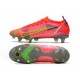 Nike Mercurial Vapor XIV Elite SG Pro AC Carmesi Plateado Metalizado