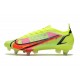 Nike Mercurial Vapor XIV Elite SG Pro AC Volt Carmesí Negro