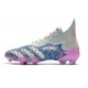 Zapatillas adidas Predator Freak+ FG Plata Azul Rosa