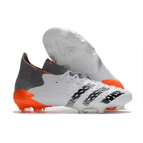 Botas adidas Predator Freak.1 FG Blanco Hierro Metálico Rojo Solar