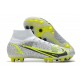 Nike Mercurial Superfly 8 Elite AG-Pro Blanco Negro Metálico Plateado