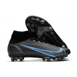 Nike Mercurial Superfly 8 Elite AG-Pro Negro Gris Hierro