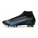 Nike Mercurial Superfly 8 Elite AG-Pro Negro Gris Hierro