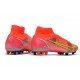 Nike Mercurial Superfly 8 Elite AG-Pro Carmesi Plateado Metalizado