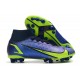 Nike Mercurial Superfly 8 Elite AG-Pro Zafiro Volt Azul Vacío