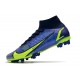 Nike Mercurial Superfly 8 Elite AG-Pro Zafiro Volt Azul Vacío