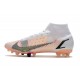 Nike Mercurial Superfly 8 Elite AG-Pro Blanco Negro Carmesí