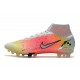 Nike Mercurial Superfly 8 Elite AG-Pro Blanco Negro Metálico Plateado