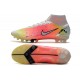 Nike Mercurial Superfly 8 Elite AG-Pro Blanco Negro Metálico Plateado