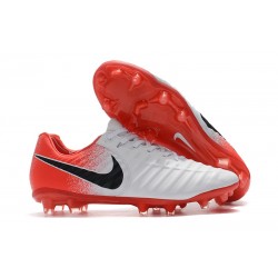 Bota de fútbol Nike Tiempo Legend 7 Elite FG - Blanco Rojo