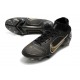 Nike Mercurial Superfly 8 Elite FG Negro Dorado Metalizado Plateado Metalizado