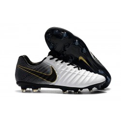 Bota de fútbol Nike Tiempo Legend 7 Elite FG - Negro Blanco