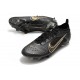 Nike Mercurial Vapor XIV Elite FG Negro Dorado Metalizado Plateado Metalizado