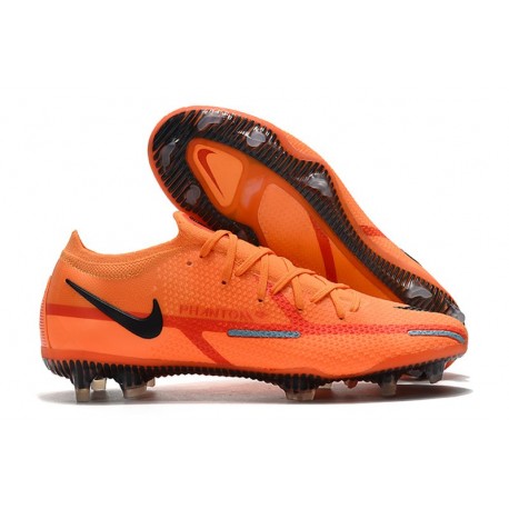 Nike Zapatilla Phantom GT 2 Elite FG Láser Naranja Negro Total Naranja