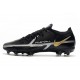 Nike Phantom GT 2 Elite FG Negro Gris Metálico Dorado Metalizado