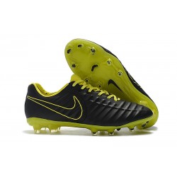 Bota de fútbol Nike Tiempo Legend 7 Elite FG - Negro Amarillo