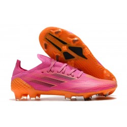 adidas X Speedflow.1 FG Bota Rosa Naranja