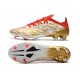 adidas X Speedflow.1 FG Bota Oro Blanco Rojo