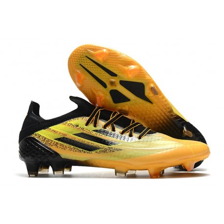 adidas X Speedflow.1 FG Bota Solar Dorado Negro Amarillo Fuor