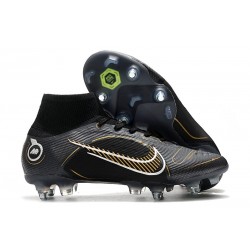 Nike MercuriaNike Mercurial Superfly 8 Elite SG Pro Negro Dorado Metalizado Plateado Metalizadol Superfly 8 Elite SG Pro