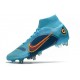 Nike Mercurial Superfly 8 Elite SG Pro Azul Láser Naranja Marinaa