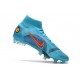 Nike Mercurial Superfly 8 Elite SG Pro Azul Láser Naranja Marinaa