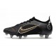 Nike Mercurial Vapor XIV Elite SG Pro AC Negro Dorado Metalizado Plateado Metalizado