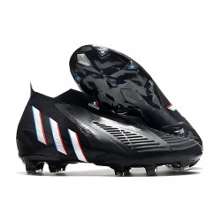 Zapatillas adidas Predator Edge+ FG Negro Blanco Rojo