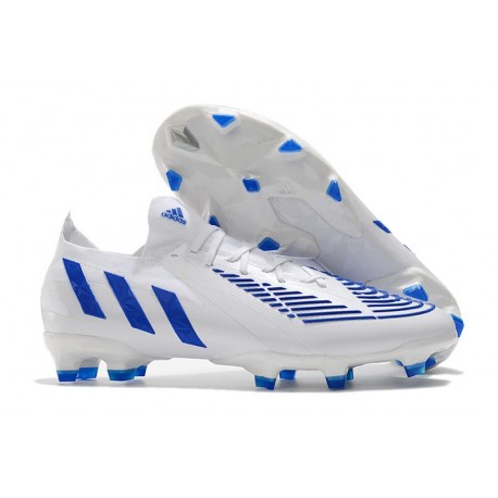 adidas Predator Edge.1 FG Low Cut Blanco Hi-res Azul