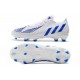 adidas Predator Edge.1 FG Low Cut Blanco Hi-res Azul