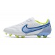 Bota Nike Tiempo Legend IX Elite FG Blanco Azul