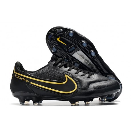 Bota Nike Tiempo Legend IX Elite FG Negro Gris Metálico Antracita