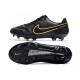 Bota Nike Tiempo Legend IX Elite FG Negro Gris Metálico Antracita