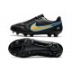 Bota Nike Tiempo Legend IX Elite FG Negro Oro Azul