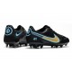 Bota Nike Tiempo Legend IX Elite FG Negro Oro Azul