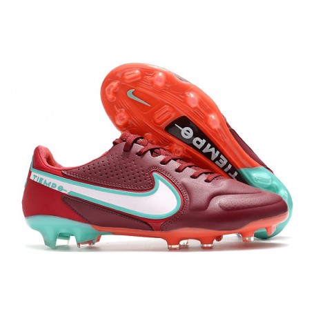 Bota Nike Tiempo Legend IX Elite FG Rojo Blanco Mystic Hibiscus