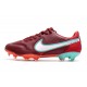 Bota Nike Tiempo Legend IX Elite FG Rojo Blanco Mystic Hibiscus