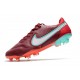 Bota Nike Tiempo Legend IX Elite FG Rojo Blanco Mystic Hibiscus