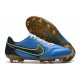 Bota Nike Tiempo Legend IX Elite FG Azul Negro