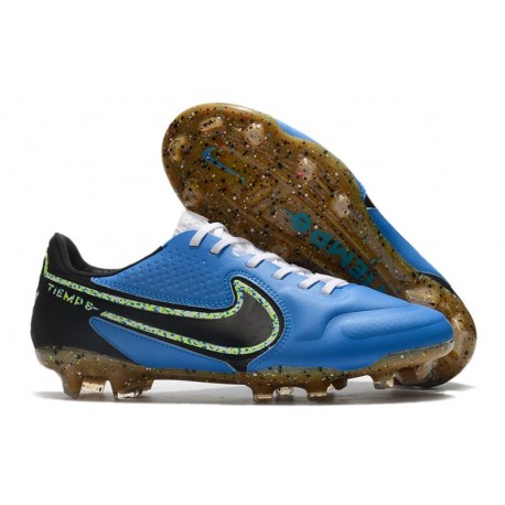 Bota Nike Tiempo Legend IX Elite FG Azul Negro