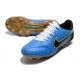 Bota Nike Tiempo Legend IX Elite FG Azul Negro