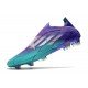 adidas X Speedflow+ FG Morado Rush Plateado Metálico Menta Rush