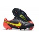 Bota Nike Tiempo Legend IX Elite FG Negro Amarillo Rojo