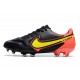 Bota Nike Tiempo Legend IX Elite FG Negro Amarillo Rojo