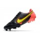 Bota Nike Tiempo Legend IX Elite FG Negro Amarillo Rojo