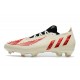 adidas Predator Edge.1 FG Low Cut Off Blanco Rojo Dorado Metálico